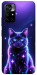 Чехол Galaxy purple cat для Xiaomi Poco M4 Pro 5G