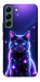 Чехол Galaxy purple cat для Galaxy S22