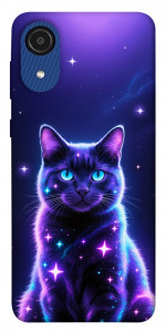 Чохол Galaxy purple cat для Galaxy A03 Core