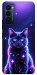 Чехол Galaxy purple cat для TECNO Camon 18
