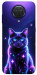 Чехол Galaxy purple cat для Nokia G10