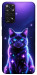Чехол Galaxy purple cat для Xiaomi Redmi Note 11 (Global)
