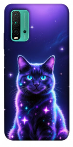 Чехол Galaxy purple cat для Xiaomi Redmi 9T