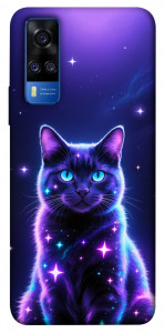 Чохол Galaxy purple cat для Vivo Y51a