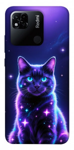 Чехол Galaxy purple cat для Xiaomi Redmi 10A