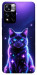 Чехол Galaxy purple cat для Xiaomi Redmi Note 11 5G
