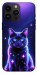 Чохол Galaxy purple cat для iPhone 14 Pro Max