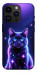 Чехол Galaxy purple cat для iPhone 14 Pro