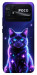 Чехол Galaxy purple cat для Xiaomi Poco C40