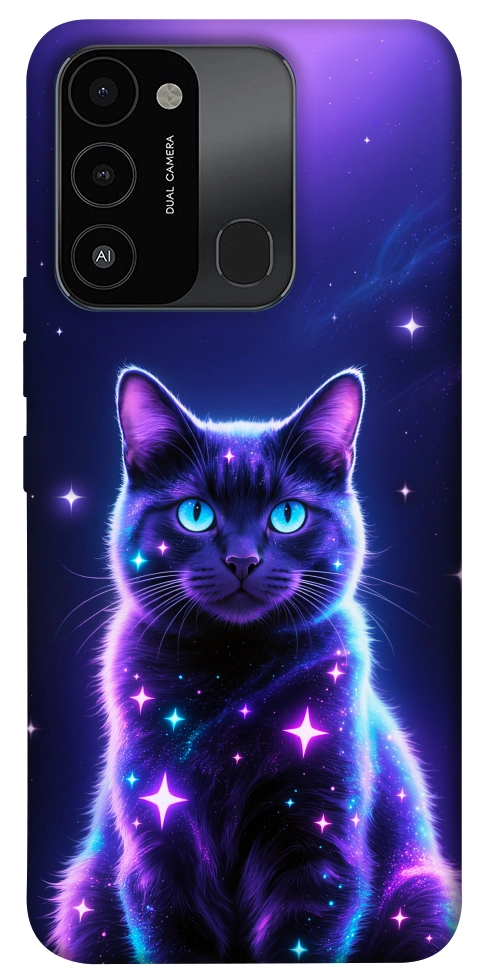Чехол Galaxy purple cat для TECNO Spark Go 2022 (KG5m)