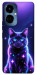 Чехол Galaxy purple cat для TECNO Camon 19 (CI6n)
