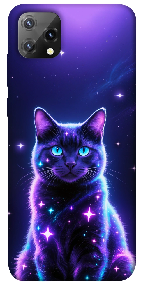 Чехол Galaxy purple cat для Blackview A55