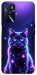 Чохол Galaxy purple cat для Oppo A54s