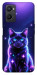 Чехол Galaxy purple cat для Oppo A96