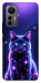 Чехол Galaxy purple cat для Xiaomi 12 Lite