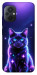 Чехол Galaxy purple cat для Xiaomi Poco M5