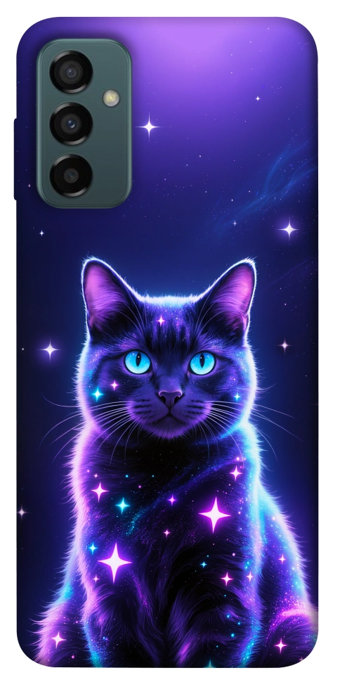 Чехол Galaxy purple cat для Galaxy M13 4G