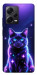 Чехол Galaxy purple cat для Xiaomi Redmi Note 12 Pro 5G