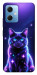 Чехол Galaxy purple cat для Xiaomi Redmi Note 12 5G