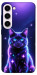 Чехол Galaxy purple cat для Galaxy S23+
