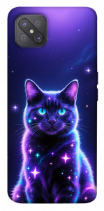 Чехол Galaxy purple cat для Oppo A92s
