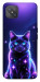 Чехол Galaxy purple cat для Oppo A92s