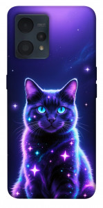 Чохол Galaxy purple cat для Realme 9 Pro+