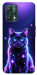 Чехол Galaxy purple cat для Realme 9 Pro