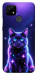 Чехол Galaxy purple cat для Realme C21