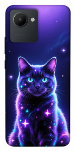 Чехол Galaxy purple cat для Realme C30