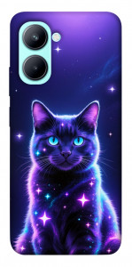 Чохол Galaxy purple cat для Realme C33