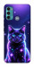 Чехол Galaxy purple cat для Motorola Moto G60