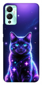 Чохол Galaxy purple cat для Infinix Hot 12 Play