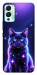 Чехол Galaxy purple cat для Infinix Hot 12 Play