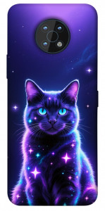 Чохол Galaxy purple cat для Nokia G50