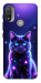 Чохол Galaxy purple cat для Motorola Moto E20