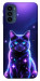 Чехол Galaxy purple cat для Motorola Moto G41