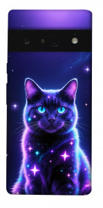 Чехол Galaxy purple cat для Google Pixel 6 Pro