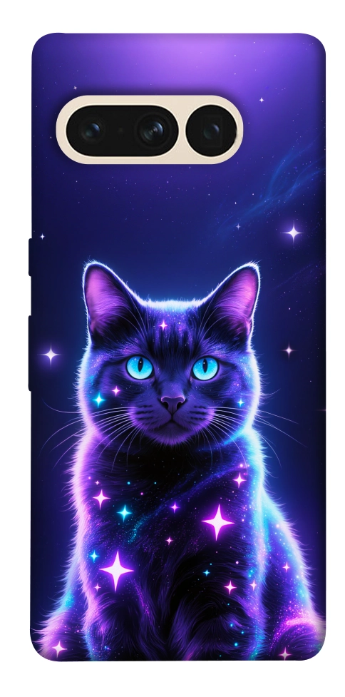 Чехол Galaxy purple cat для Google Pixel 7 Pro