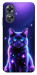 Чехол Galaxy purple cat для Oppo A17
