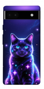 Чехол Galaxy purple cat для Google Pixel 6A