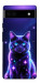 Чехол Galaxy purple cat для Google Pixel 6A