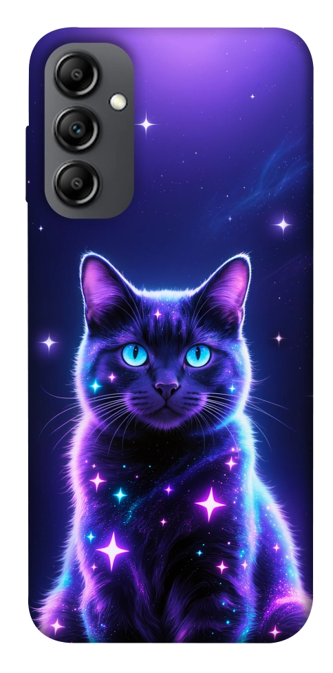 Чехол Galaxy purple cat для Galaxy A14