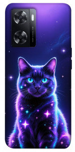 Чехол Galaxy purple cat для Oppo A77s