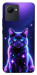 Чехол Galaxy purple cat для Realme C30s