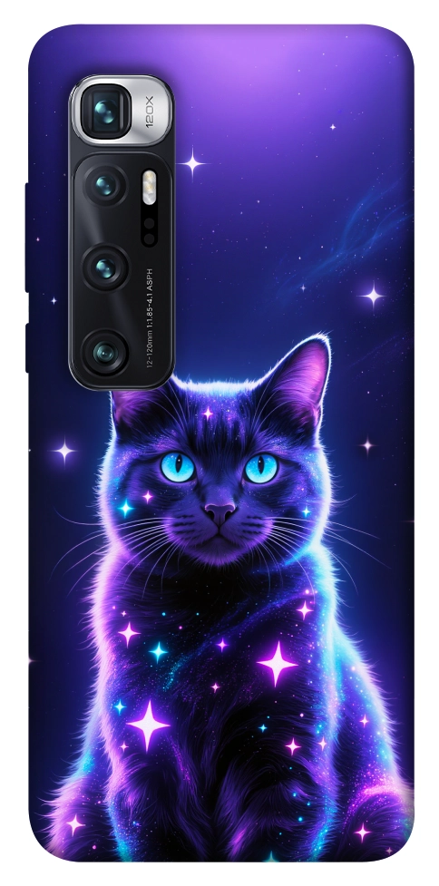 Чехол Galaxy purple cat для Xiaomi Mi 10 Ultra