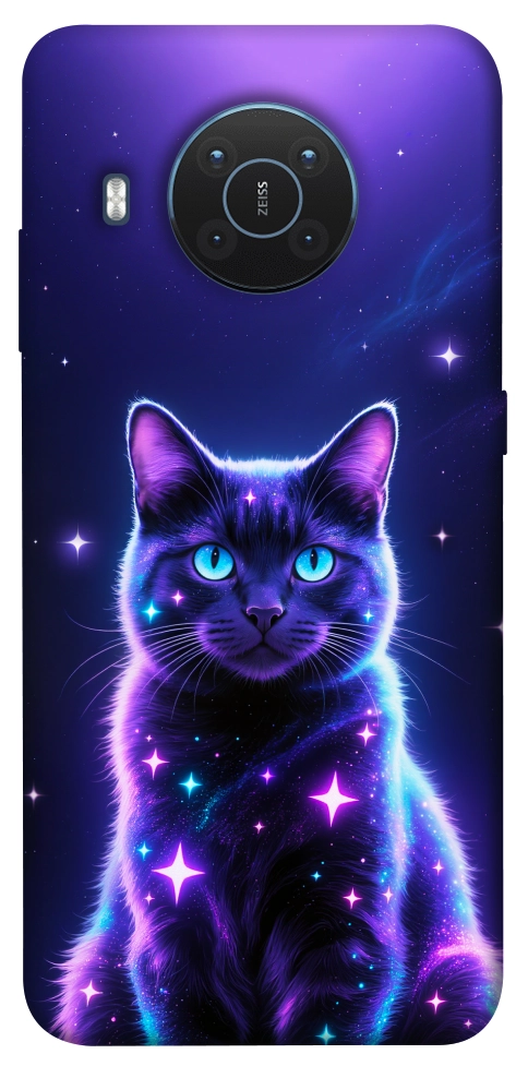 Чехол Galaxy purple cat для Nokia X20