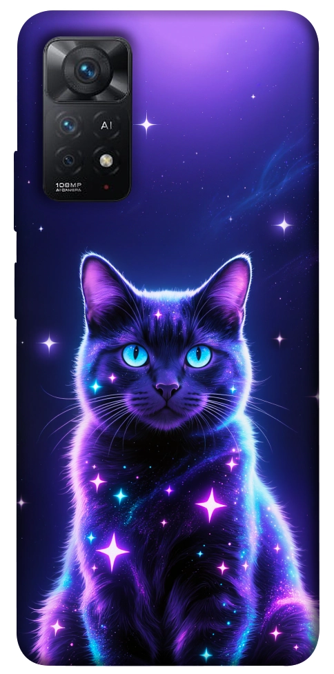 Чехол Galaxy purple cat для Xiaomi Redmi Note 12 Pro