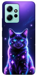 Чехол Galaxy purple cat для Xiaomi Redmi Note 12 4G