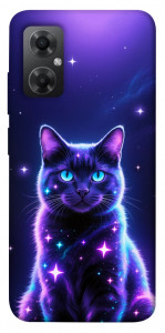 Чохол Galaxy purple cat для Xiaomi Redmi Note 11R